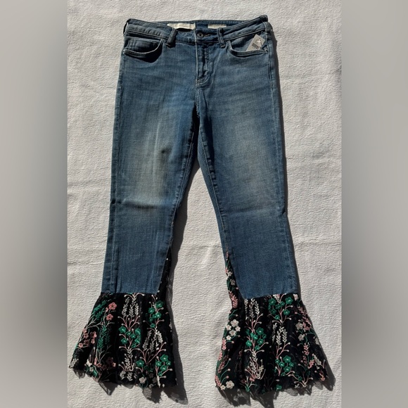 NWT Anthropologie Pilcro Blue Denim Jeans 27 - Picture 1 of 7